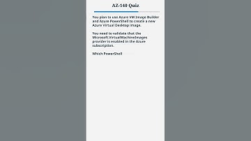 Can You Decode the Configuring and Operating Azure Virtual Desktop Exam Syllabus? #AZ140 #shorts