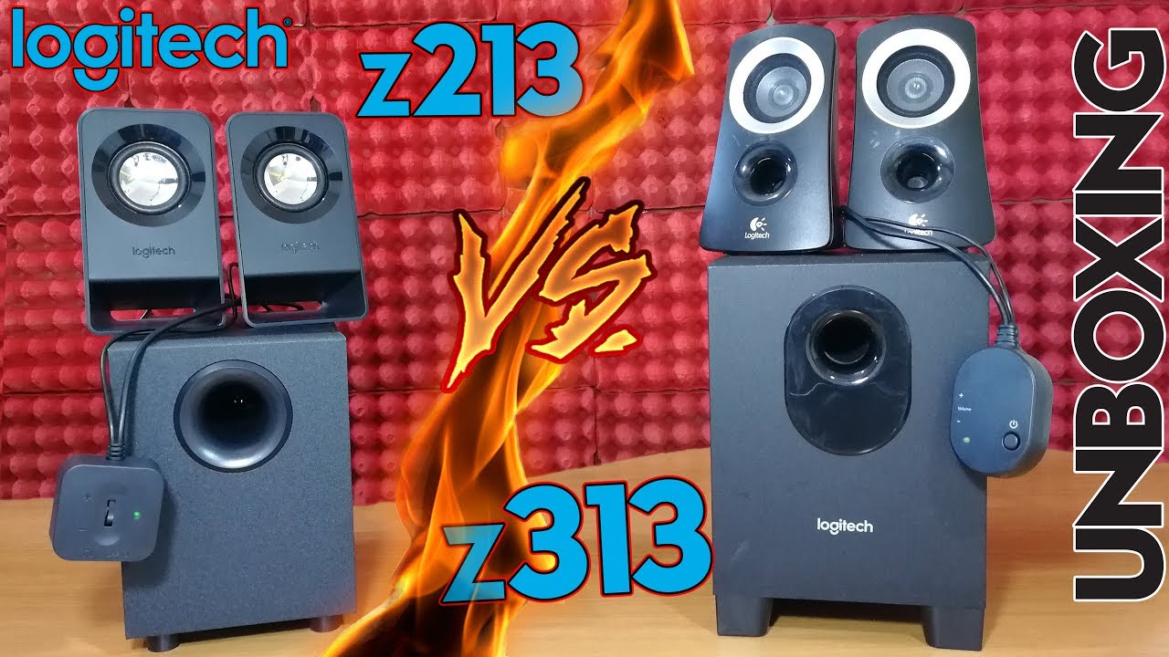 Logitech Z313 Z213 - Sound Test Unboxing ITA - casse PC ITA - YouTube