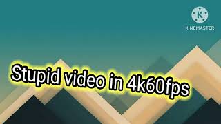 Stupid Kinemaster Watermarky Video In 4K60Fps