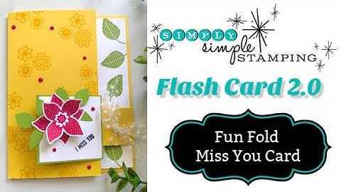 A Fun Fold Flap Card That