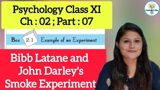 Bibb Latane & John Darley's experiment #psychologyclass11 #smokeexperiment #bibblatane #psychology
