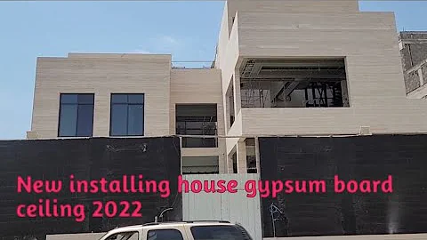 New installing house gypsum board ceiling 2022/ Abdul Rahman official Saudi Arab  Jeddah