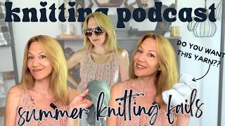 Petite Pointelle Tank, Summer Knitting FAILS and a Spontaneous Lindy Chain Giveaway #knittingpodcast