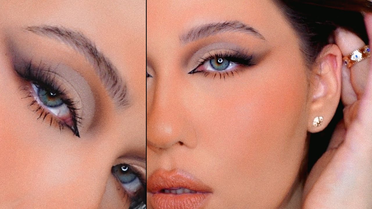 Smokey Cat Eye with a Cut-Crease Eyeshadow Tutorial | ColourPop "Gone Matte" Palette