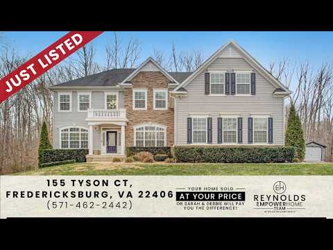 155 Tyson Ct, Fredericksburg, VA home video tour