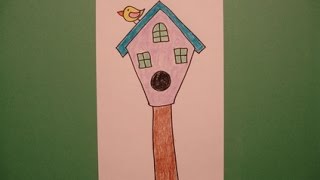 Let's Draw a Birdhouse!
