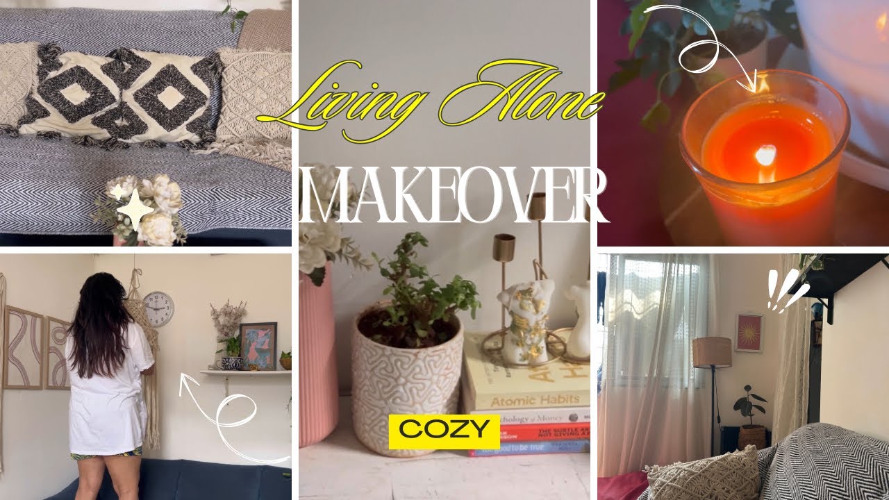 Cozy Indian Living Room Decor Ideas 🕯️✨ | Living Alone Diaries 🎀 Solo Girl Home Makeover