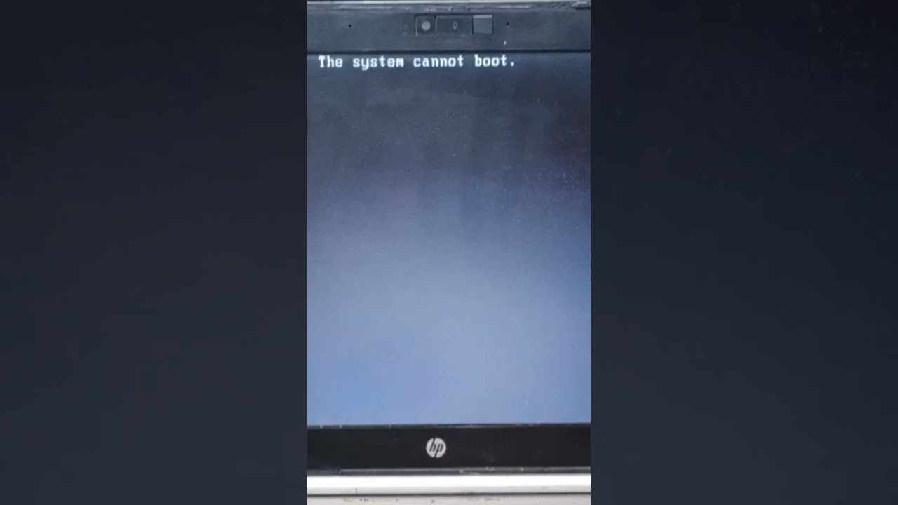 Hp 8470 BOOTMGR image is currupt.The system cannot boot.[Ram problem]