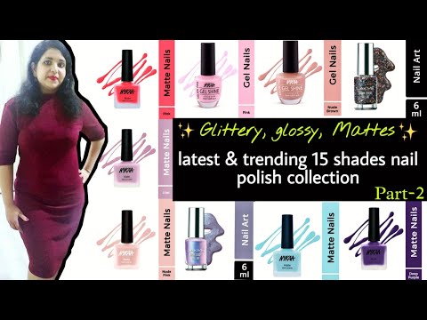 Trending nail paint shades💅must haves/try on haul😍/must watch/latest 2022