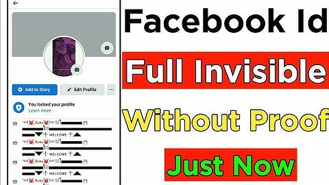 How to Make Invisible Name on Facebook | Without ID Proof | Without checkpoint