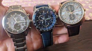 A Citizen Watch Triple Header!! Tsuki-Yomi AT, World Chronograph A-T, PCAT.