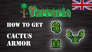 Terraria : ' Cactus Armor ' [ENG] [How To Get] [Step by Step]