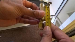 How to change a lock on a UPVC door / How to change a Euro Cylinder