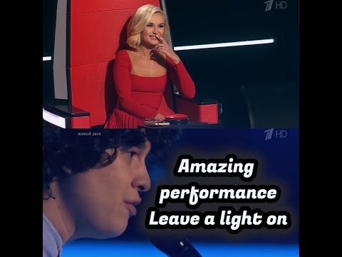 Anton Tokarev Leave A Light On Tom Walker - Blind Auditions - The Voice Russia