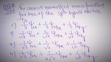 wave function by hybridization :Requested question
