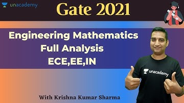 Engineering Mathematics Full Analysis  ECE,EE,IN for GATE 2021  | Krishna Kumar Sir
