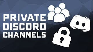 How to Create Private Discord Text & Voice Channels - Tutorial