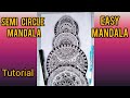 How to take measurement in Semi-Circle Mandala || STEP BY STEP || @DeepaDreamStudio
