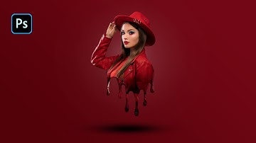 Paint dripping effect in Photoshop