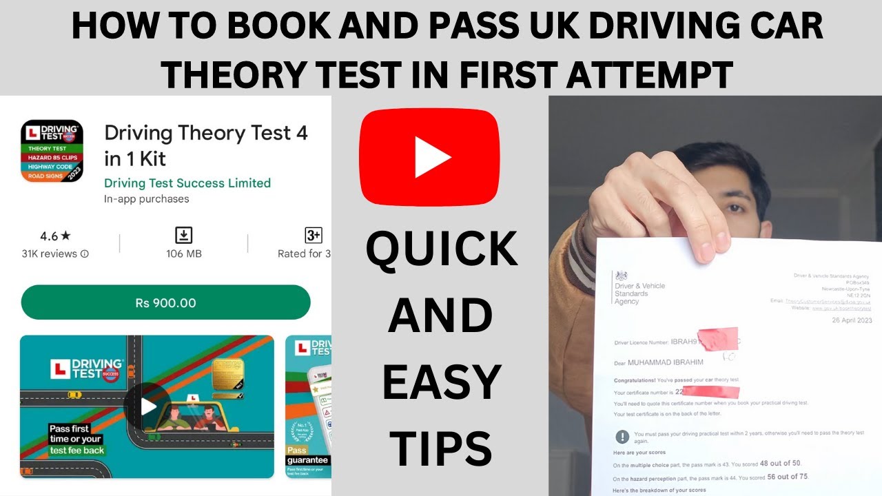 How to BOOK and PASS UK Car Driving Theory test in 1st Attempt 2023 / DVLA App / Quick Tips / 100%
