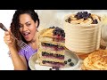 Fluffy Pancakes Meet Cake!!! With Berry Compote and Lemon Cake! | How To Cake It With Yolanda Gampp