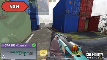 *NEW* Free epic skin ( SP-R 208-Ethereal) showcase and gameplay in call of duty mobile.