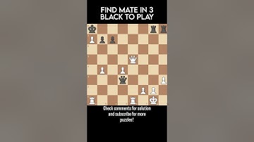 Subscribe for more Chess Puzzles! #chess #chessboard #chessplayer #hikaru #magnuscarlsen #checkmate