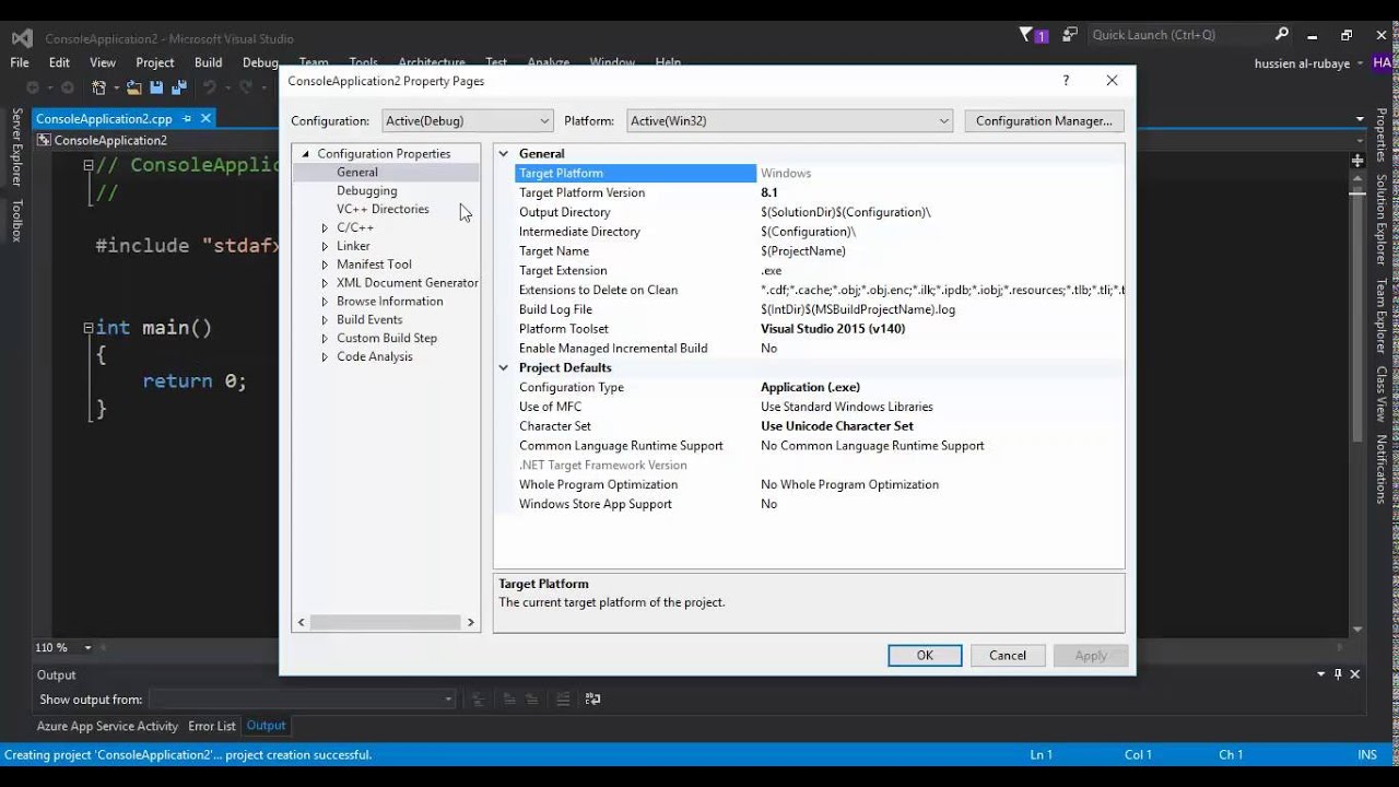 3- Run C/C++ code on visual studio on windows || تنفيذ البرنامج على الوندوز