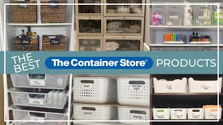 THE CONTAINER STORE'S BEST ORGANIZING PRODUCTS // My Favorite Container Store Organizers