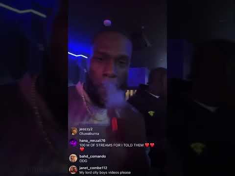 MOHBAD DEATH THE MOMENT BURNA BOY FOUND OUT ABOUT MOHBAD DEATH WHILE LIVE ON IT