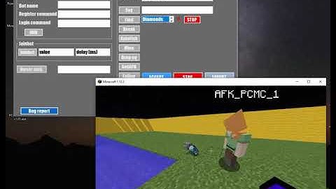MINECRAFT AFK CLIENT 24 7, autofish, mine, find diamonds, follow, clever Bots 2020