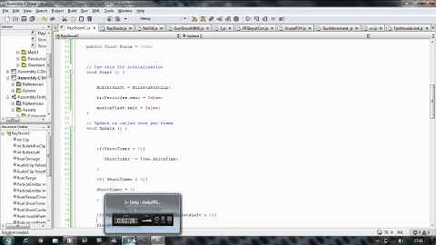 022 Unity 3d : Making Our Gun Shoot and Making Muzzle Flash (C Sharp ) - Part 5 - 7