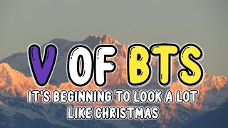 It's Beginning To Look A Lot Like Christmas (Lyrics) "V of BTS" (Cover)