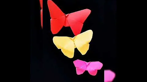 Easy paper butterflies origami|Fast & simple making