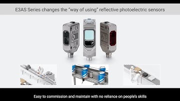 OMRON E3AS Photoelectric Sensors, Easy commissioning and maintenance for food industry