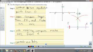 Geometry Basic Construction Lesson 3 of 3