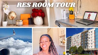 moving into res vlog: grocery shopping \& res\/dorm room tour. uct