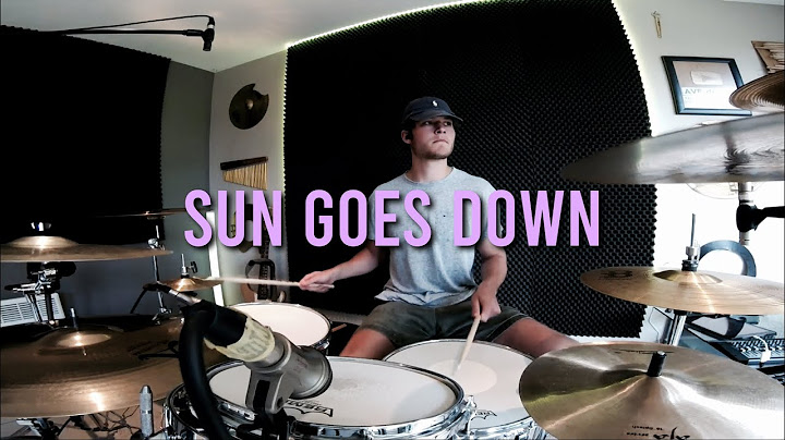 Sun Goes Down Drums version - Drums performance video thumbnail