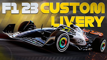 F1 23 | CUSTOM  MY TEAM LIVERY TUTORIAL!!!