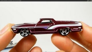 QUICKIE CAR REVIEW  '72 Ford Ranchero - 2013 Hot Trucks Hot Wheels