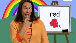 Learn to the color Red - SigningTime Dictionary