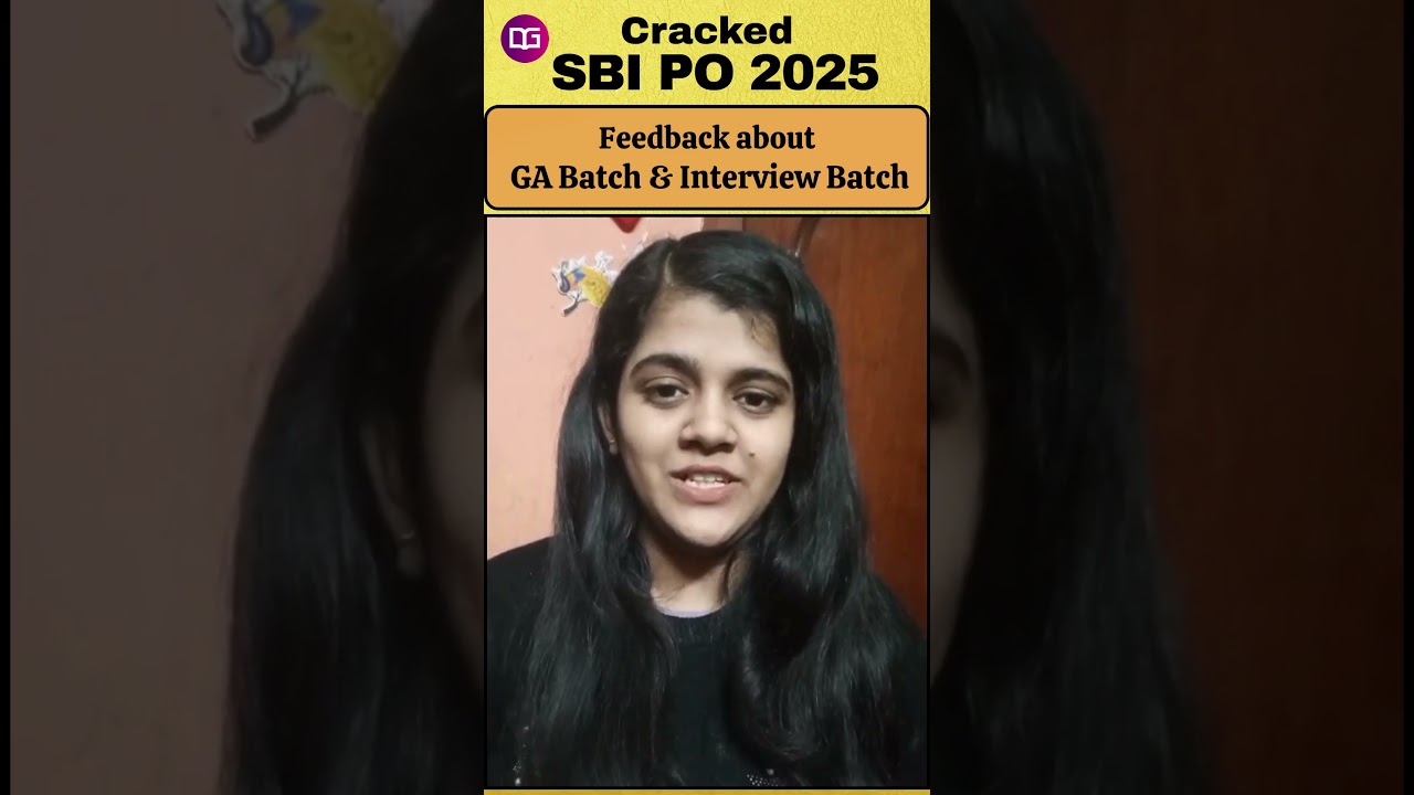 SBI PO Selected 🔥 Real Feedback on Aditya Sir GA Batch 