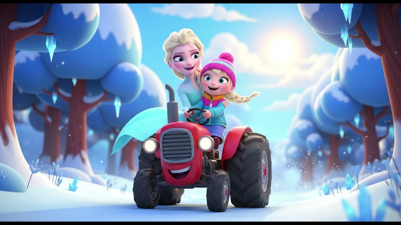Rolling Farm Adventure 🚜 | Elsa & Daughter Kids Song | Sing & Dance