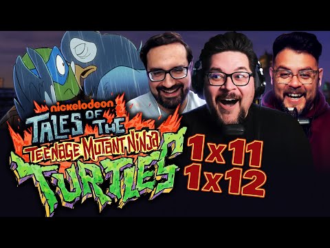 TALES OF THE TEENAGE MUTANT NINJA TURTLES 1x11 & 1x12 REACTION | TMNT • Nickelodeon