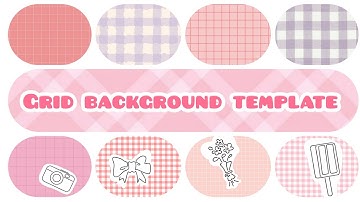 Grid Background template 🏵️ cute template 🏵️ for video editing