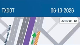 Expect various lane closures on I-35 near 18th Street in Waco