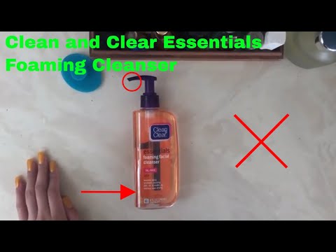 Video: Clean & Clear Essentials Revisión de limpiador facial espumante sin aceite