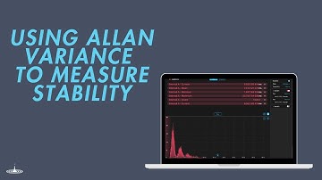 How to use Allan variance to measure stability