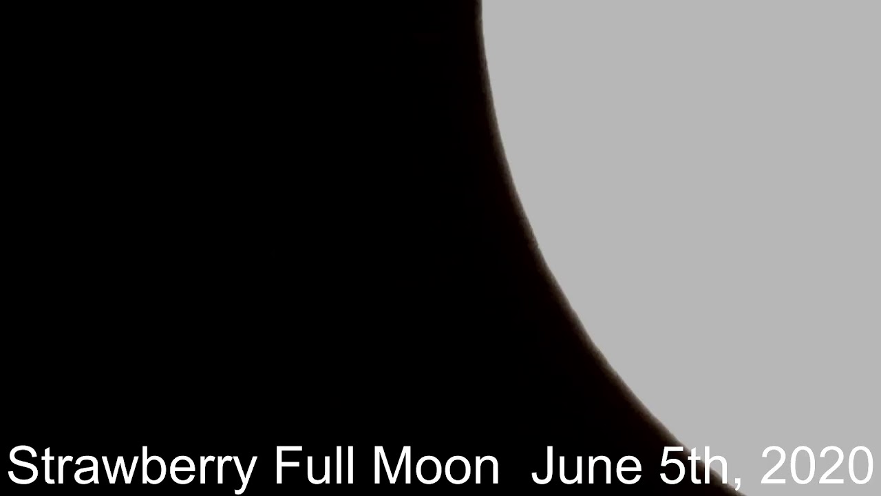 Live Stream of the June 2020 Strawberry Full Moon - YouTube