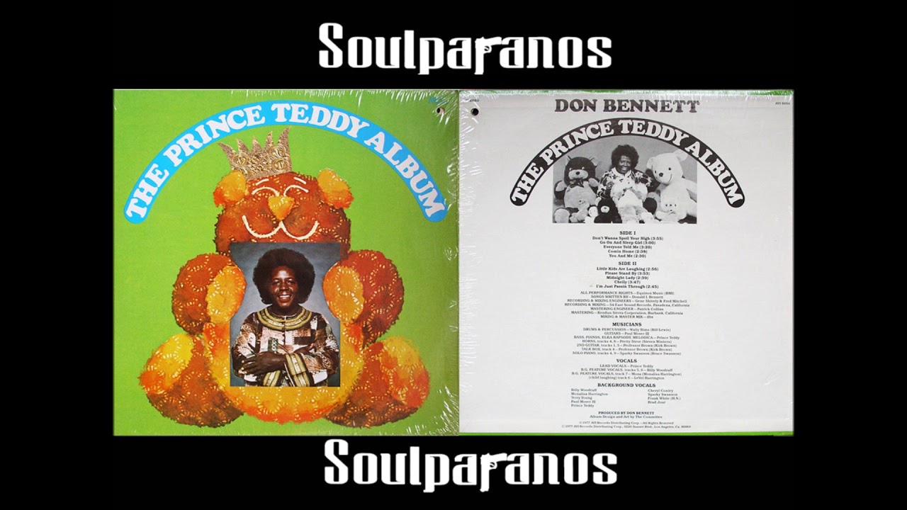 DON BENNETT - The PrinceTeddy Album - 1977 Avi - YouTube